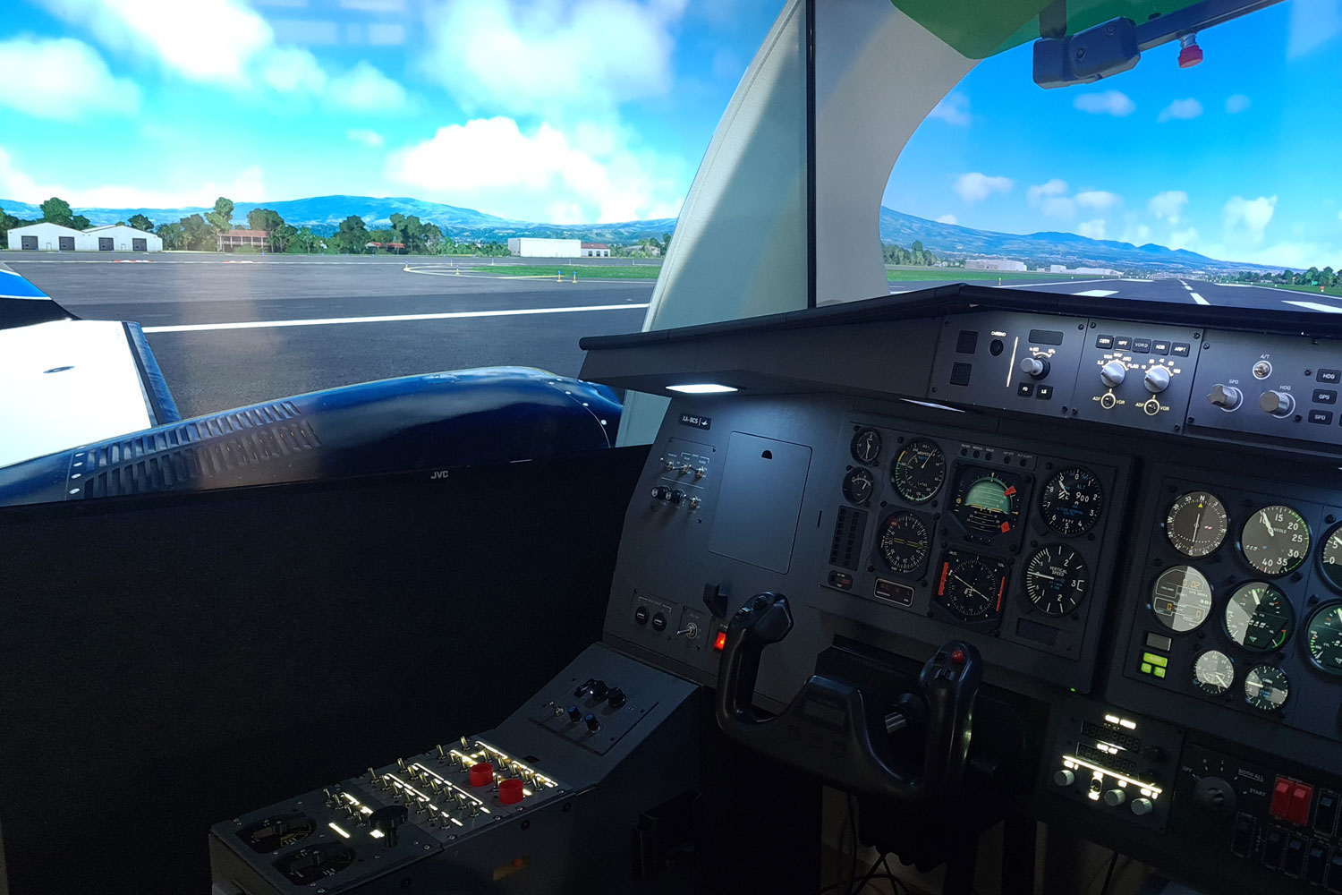 Cessna 414 Simulador de vuelo Aerosim