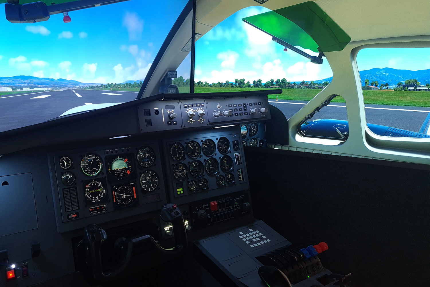 Cessna 414 Simulador de vuelo Aerosim