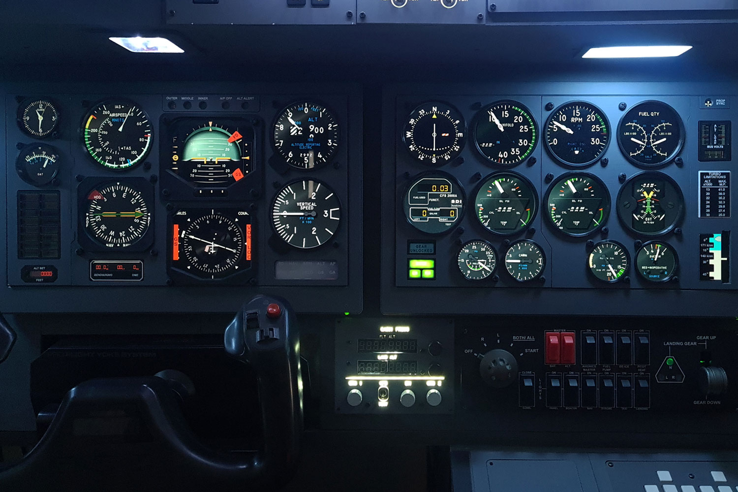 Cessna 414 Simulador de vuelo Aerosim